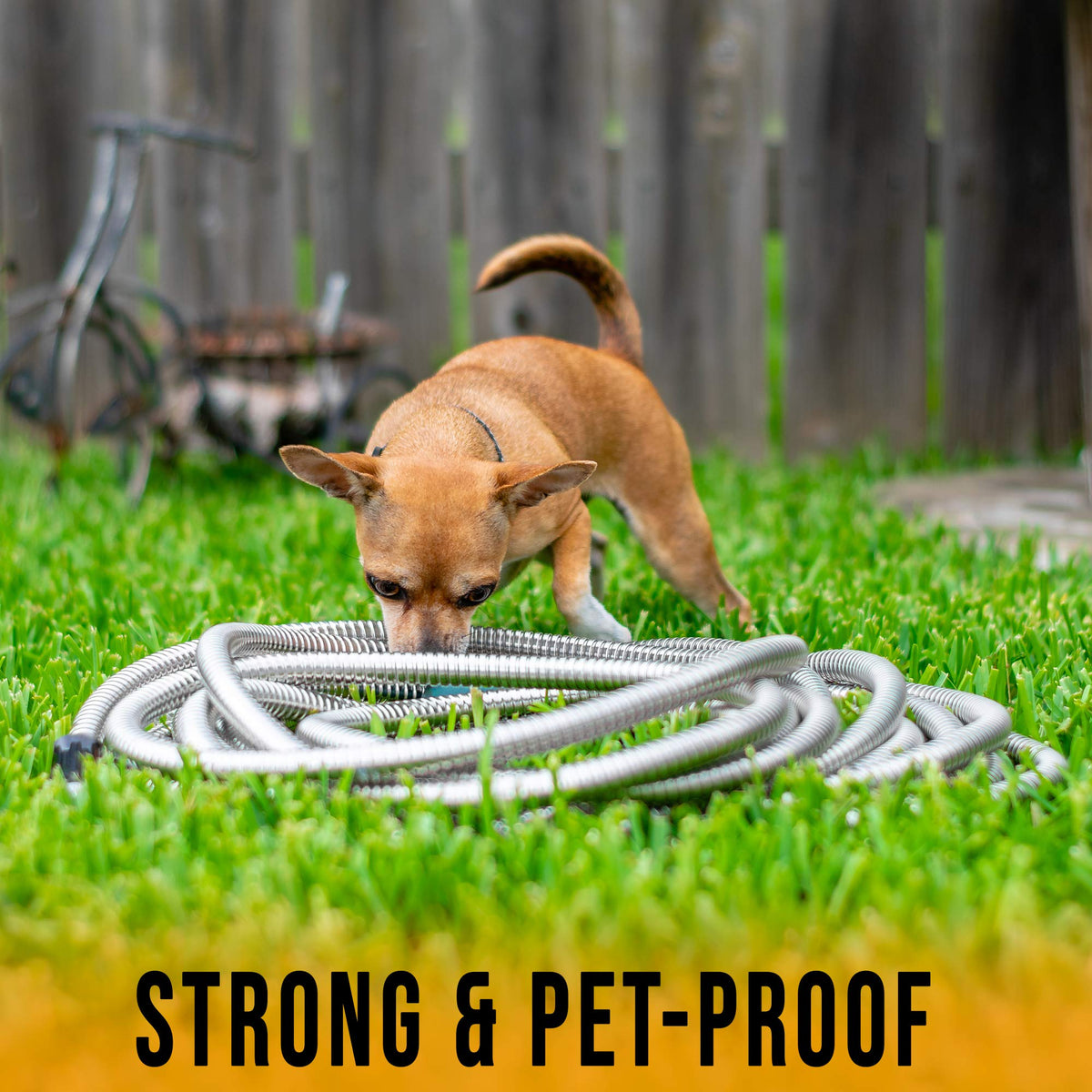 Tardigrade Steel Hose backed by a 30-day money-back guarantee.