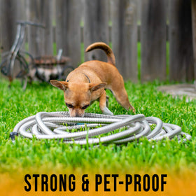 Tardigrade Steel Hose backed by a 30-day money-back guarantee.