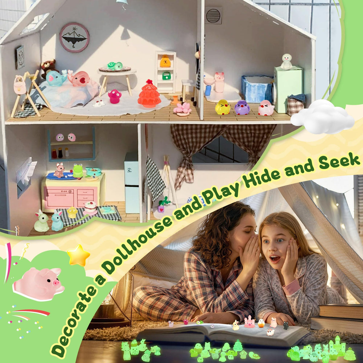 Tardigrade tiny dollhouse miniatures ideal for crafts and scenes.