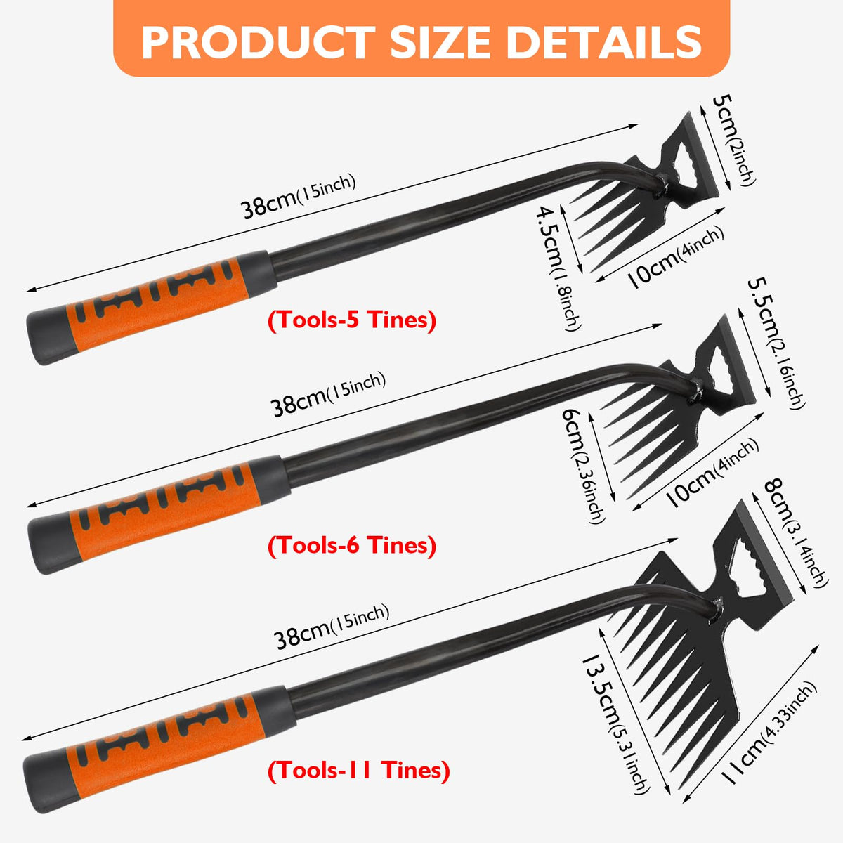 Tardiy hand weeder features ergonomic grip for comfortable gardening