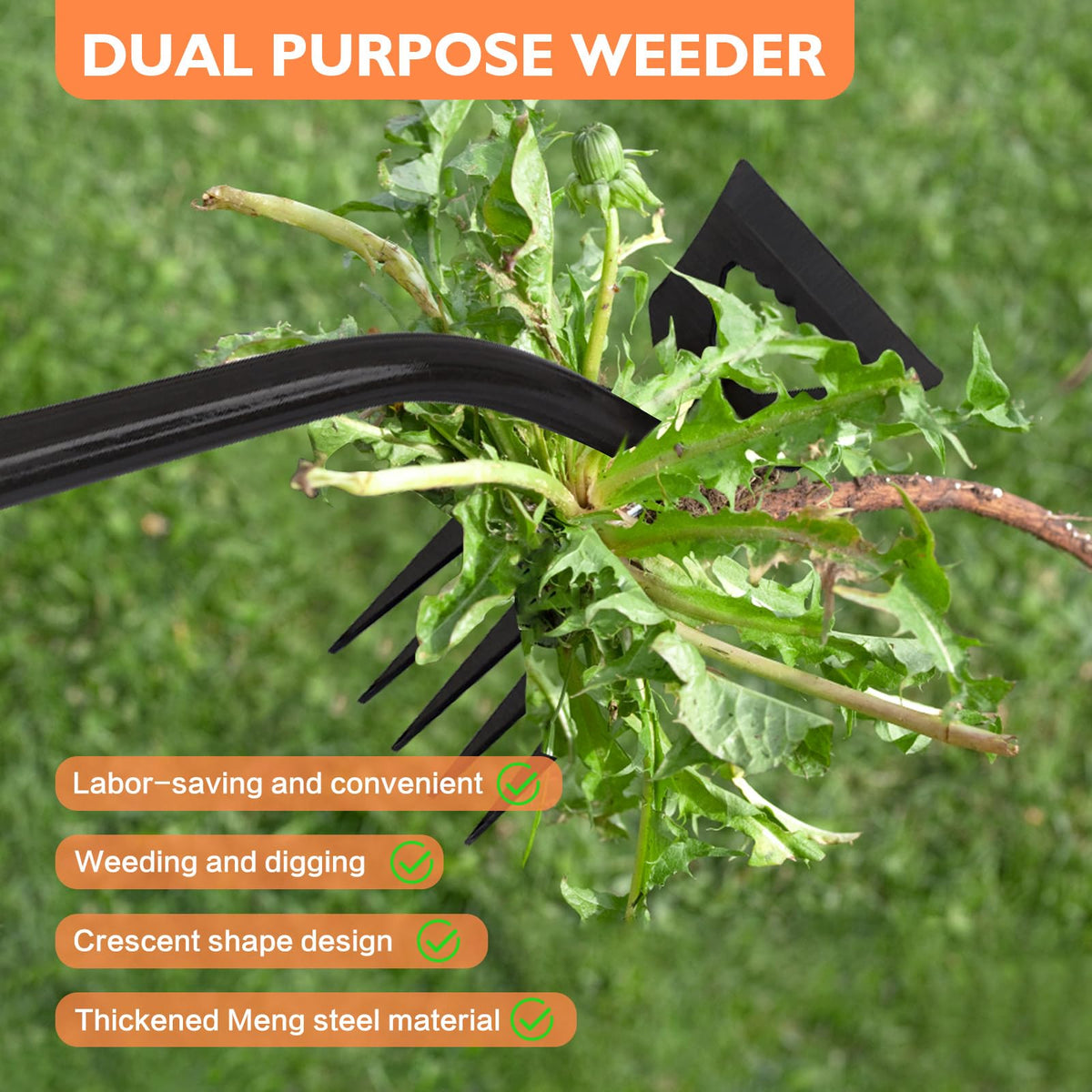 Tardiy manganese steel forged weed puller for durable use