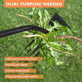 Tardiy manganese steel forged weed puller for tough weeds.