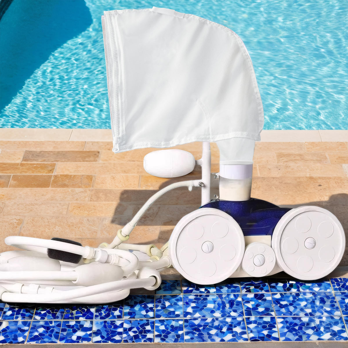ABS clamp-ready bag design supports Polaris cleaners securely