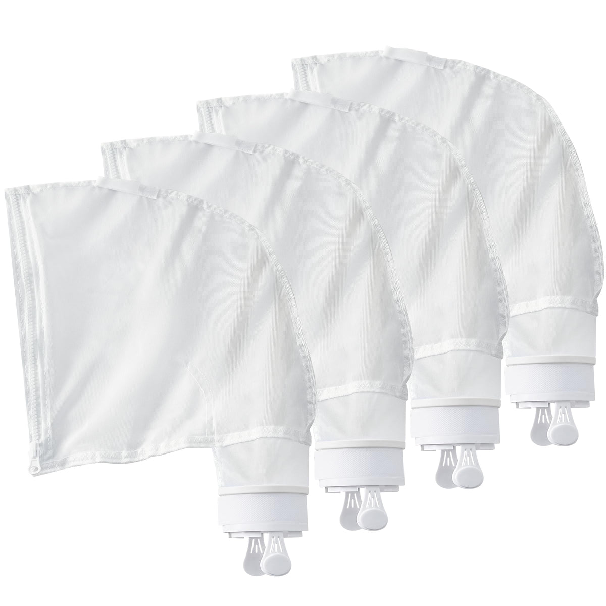 TaShow pool cleaner bags 4-pack in sturdy nylon mesh for reliable debris pickup
