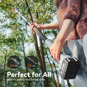 TaskStar lightweight and well-balanced design reduces fatigue during overhead work.