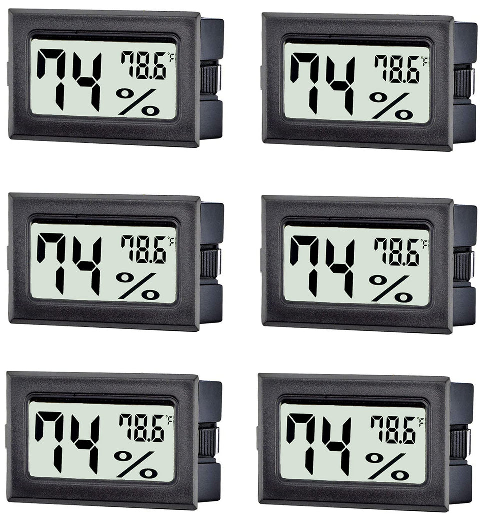 TASOGEN mini thermometer-hygrometer display for precise indoor readings.