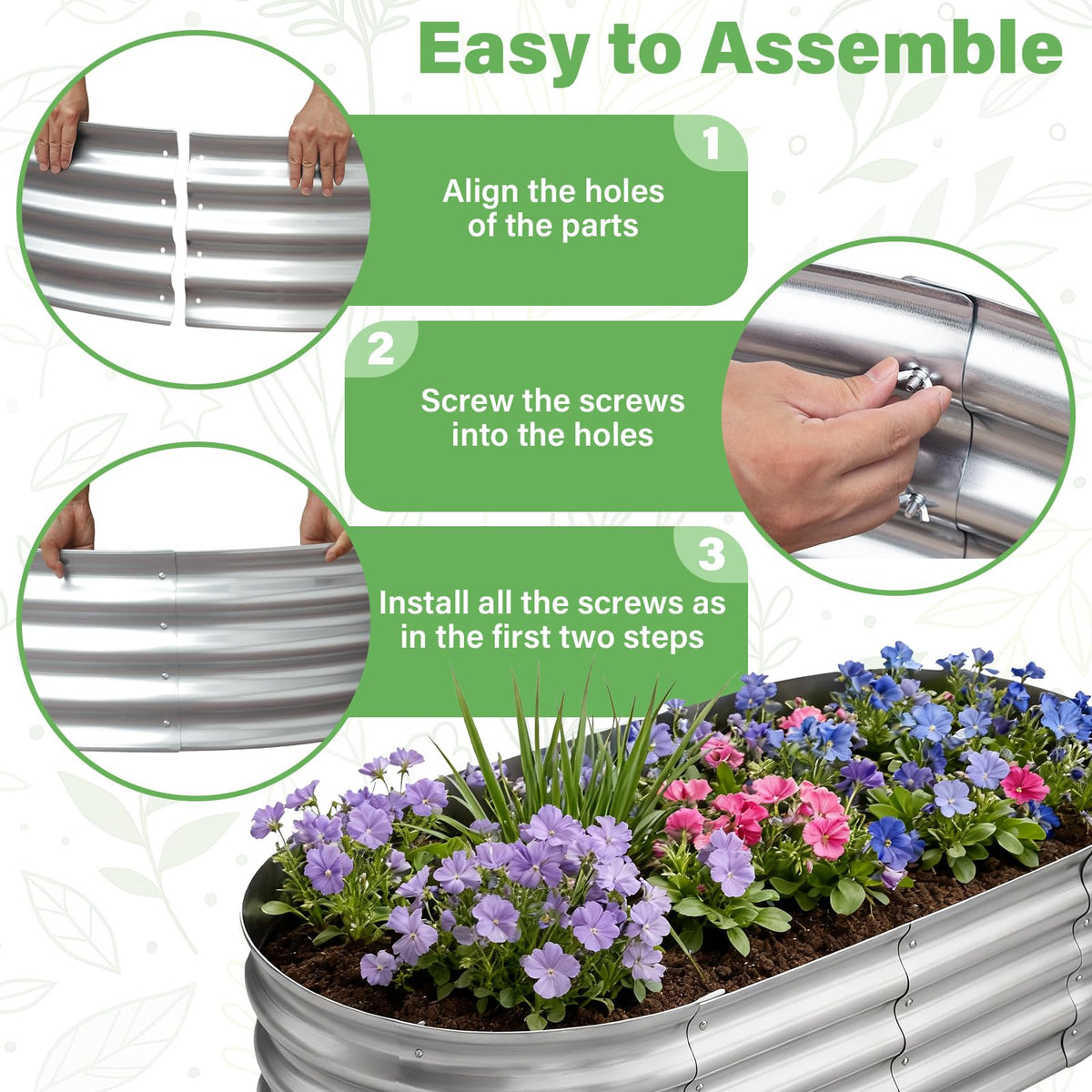 TATAANTY clamps and bolts illustrate quick, tool-friendly assembly