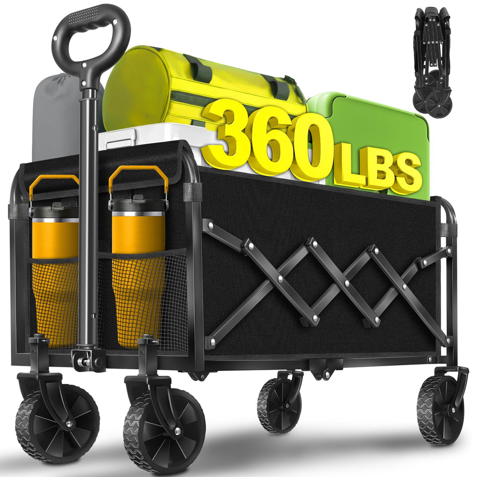 TATAANTY collapsible wagon compact storage saving space for car trunks and closets.