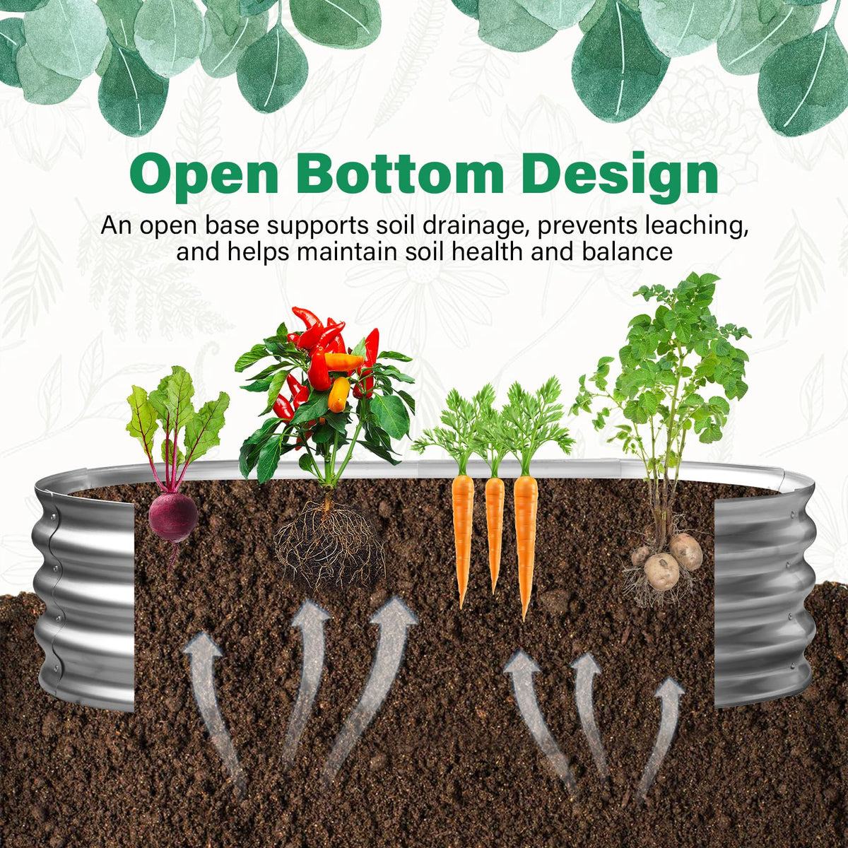 TATAANTY open-base drainage promotes healthy roots