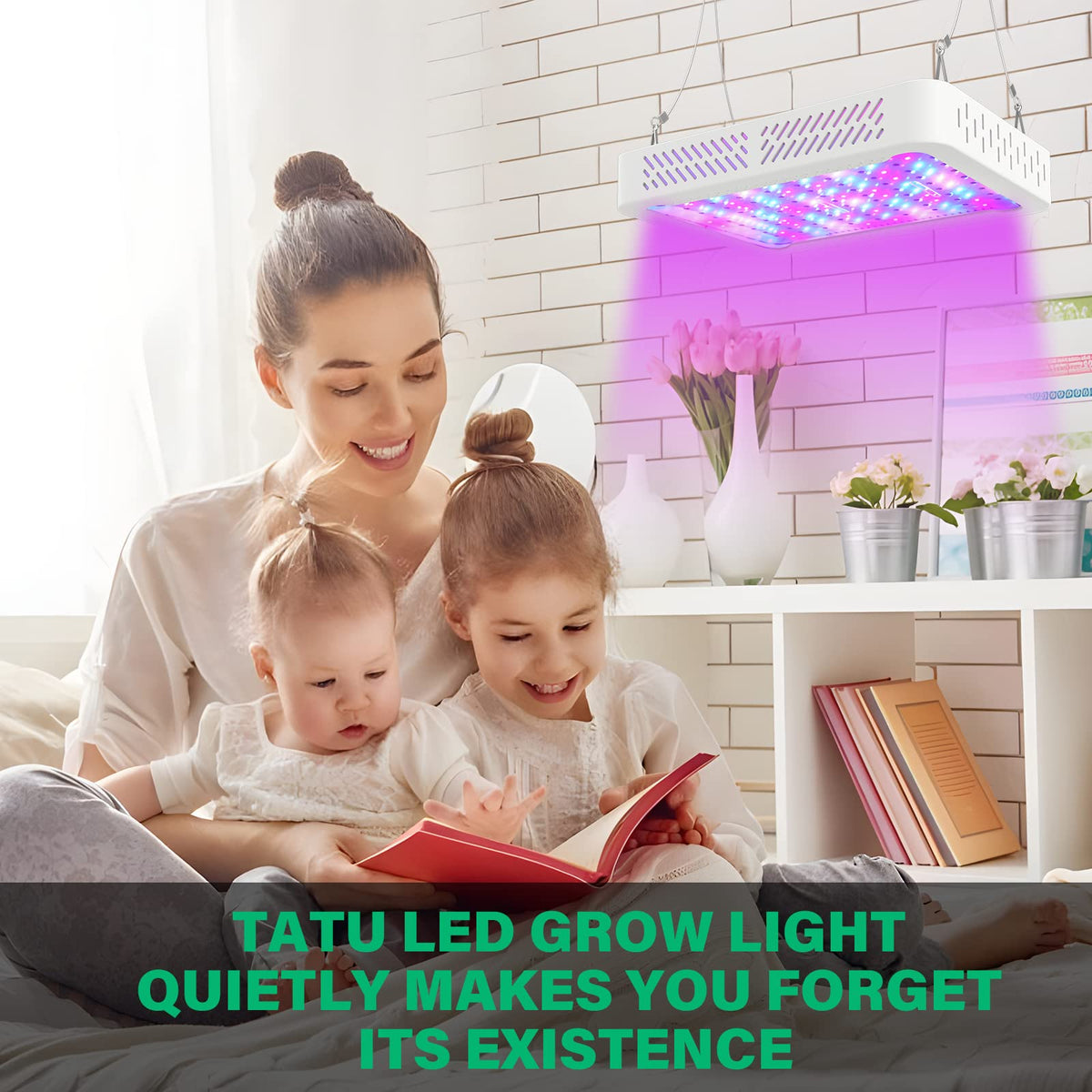 TATU 1000W LED grow light aluminum body adds strength