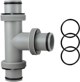 Taudang 15-inch tee-joint pool hose connector shown for secure water flow.