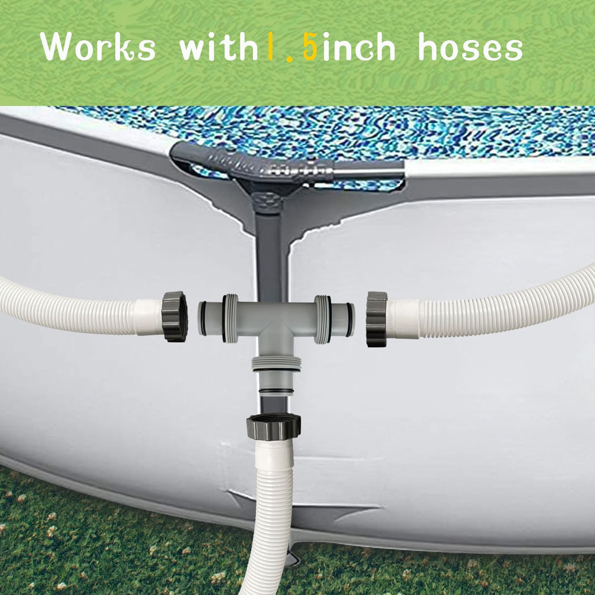 Taudang Intex pools compatibility supports easy above-ground setups.