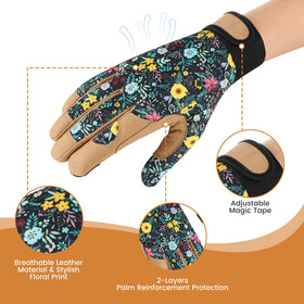 Tavaleu breathable back gardening gloves keep hands cool during long tasks.