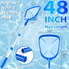 Ultra-fine mesh basket captures small debris for cleaner water.