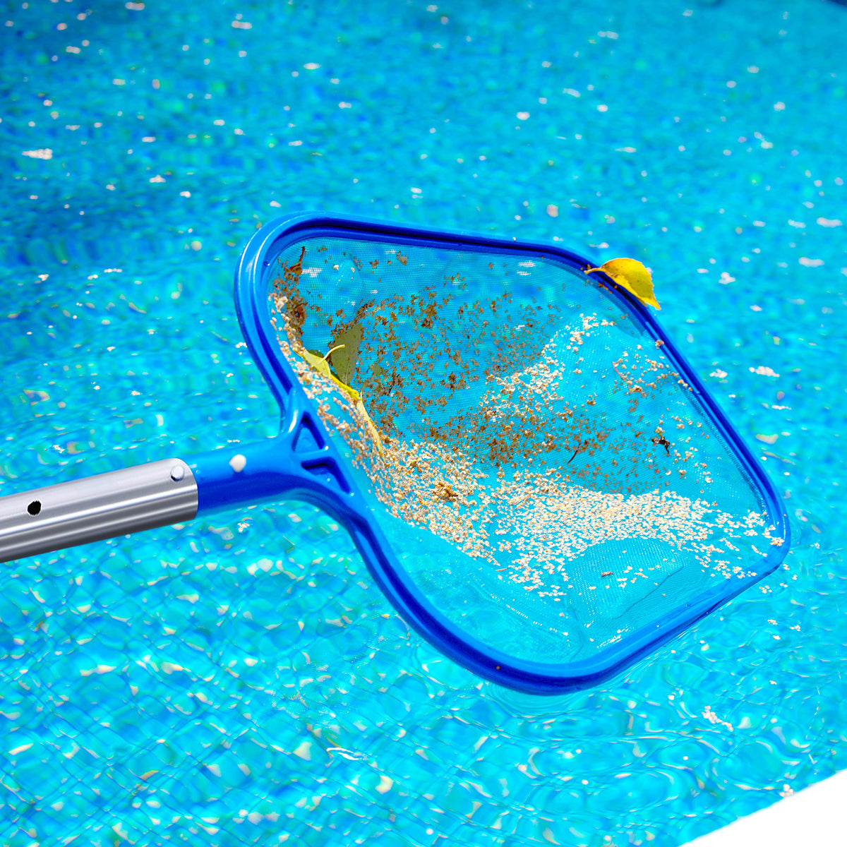 Tavaleu Pool Skimmer ultra-fine mesh captures tiny debris