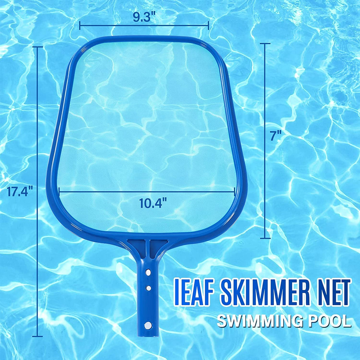 Tavaleu Pool Skimmer wide-front lip aids quick debris removal