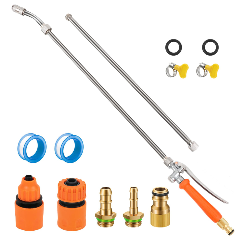 Tayapura all-metal 44-inch sprayer wand for versatile outdoor spraying