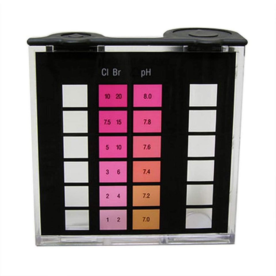 Taylor 9056 DPD comparator front view for precise chlorine and bromine readings