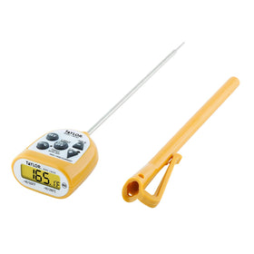 Taylor Compact Waterproof Thermometer front view for quick temperature checks in busy kitchens.