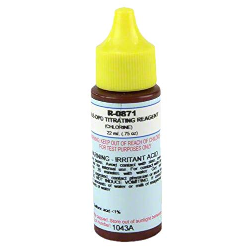 Taylor FAS-DPD titrating reagent drops for chlorine testing enable easy titration and accurate results.