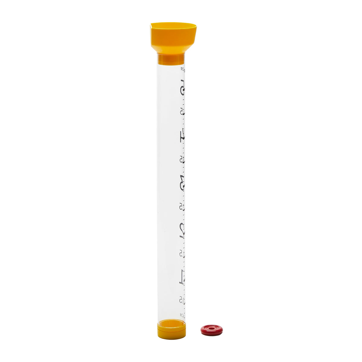 Taylor Jumbo JR rain gauge reads rainfall clearly from afar