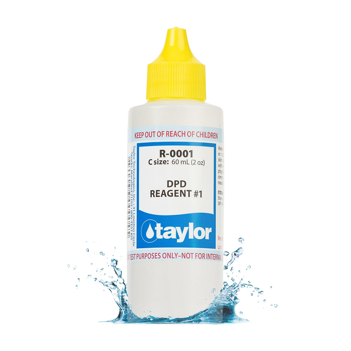 Taylor R-0001-C DPD Reagent 1 refill for precise chlorine and bromine testing in pools and spas