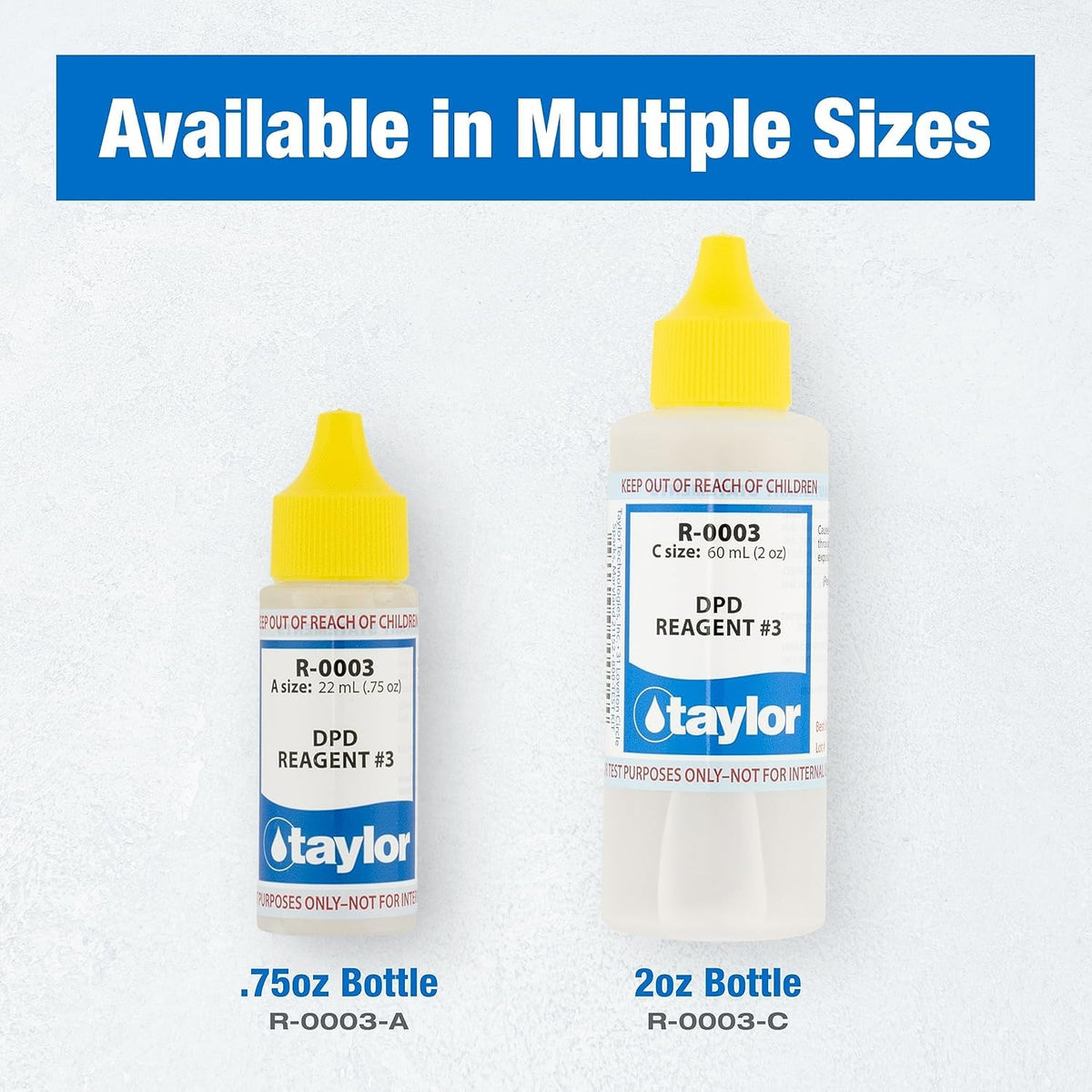 Taylor Reagent 3 pictogram instructions aid homeowners.