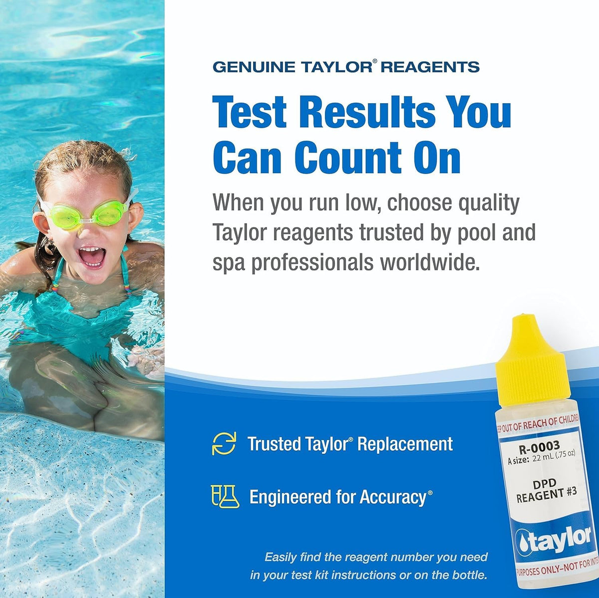 Taylor Reagent 3 USA-made emblem highlights quality.