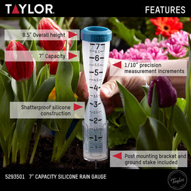 Taylor silicone gauge resists cracking in freezing conditions for year-round use