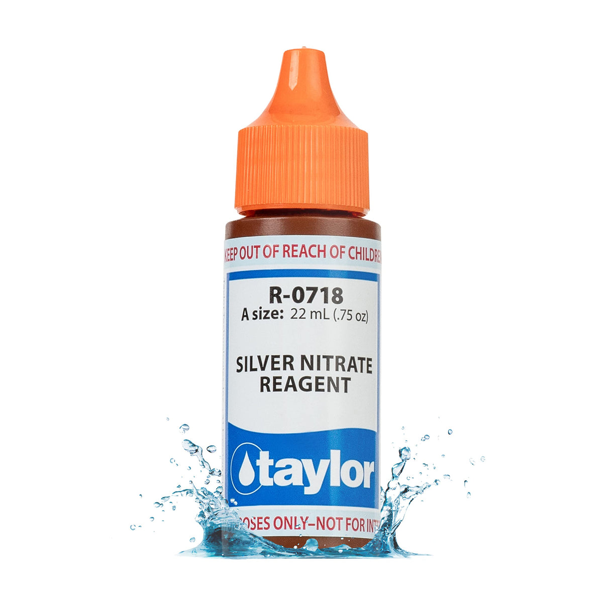 Taylor Silver Nitrate Reagent refill for saltwater pools enhances test reliability and ease of use.