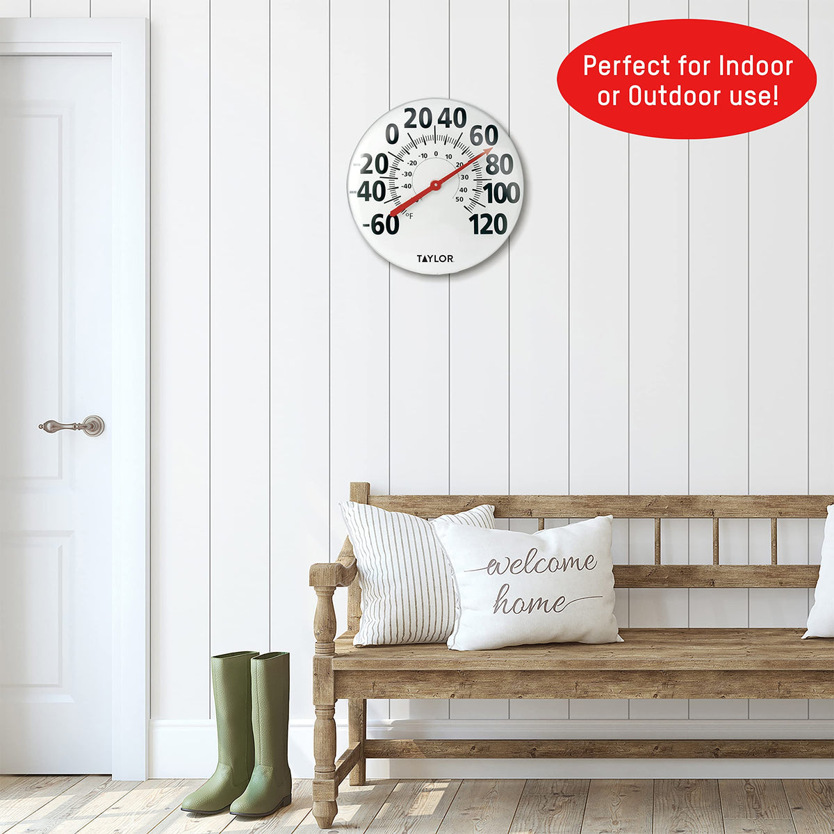Taylor red indicator display provides quick temperature reading at a glance