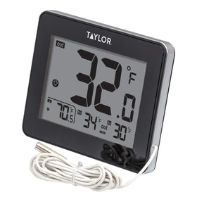 Taylor wired thermometer with LED display for clear temperature readings at a glance