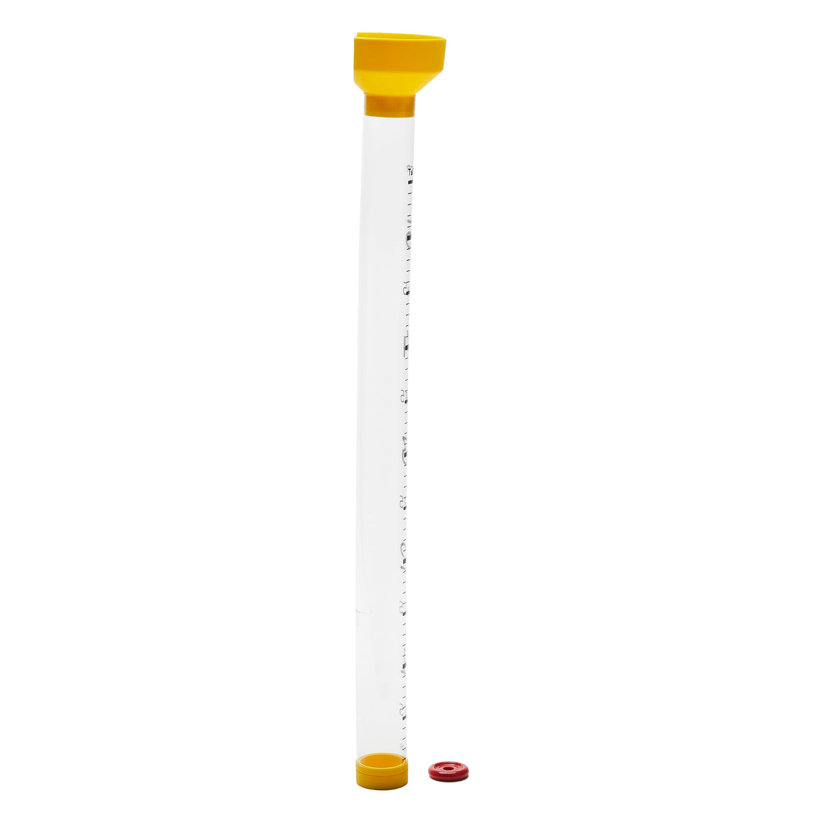 Taylor Jumbo Rain Gauge funnel filter design reduces debris for cleaner measurements