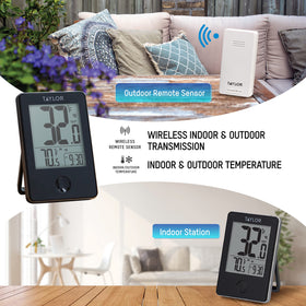 Taylor thermometer large LCD display enabling easy at a glance readings