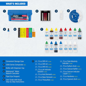 Taylor K-2005C kit tests nine parameters for reliable water management.