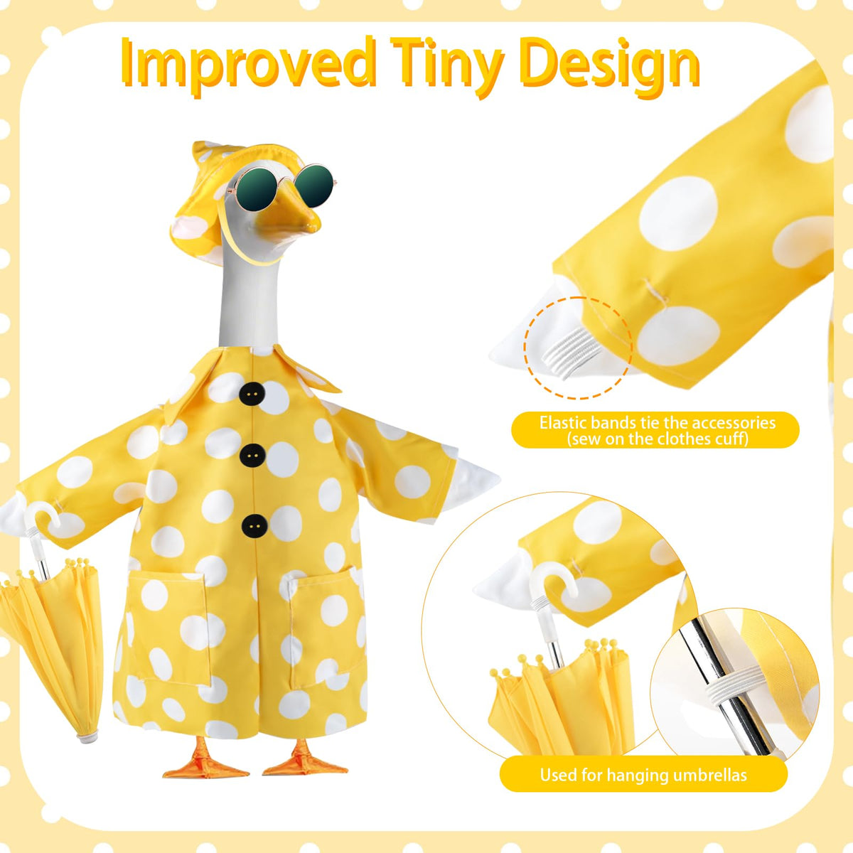 TAZKZZY polyurethane fabric resists sun and rain for goose outfits