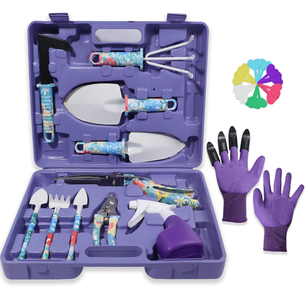 Tbltaca garden tool set with floral trowel for precise planting tasks