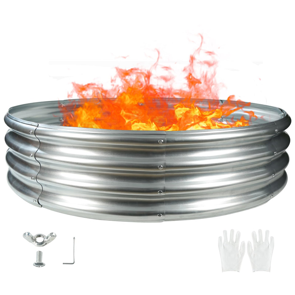 TBMLC 5ft camp fire ring in action for backyard gatherings.