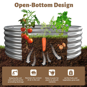 TBMLC Camp Fire Ring Pit weather-resistant finish for year-round use.