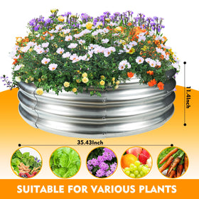 TBMLC rust-resistant zinc-coated ring protects against weather damage.