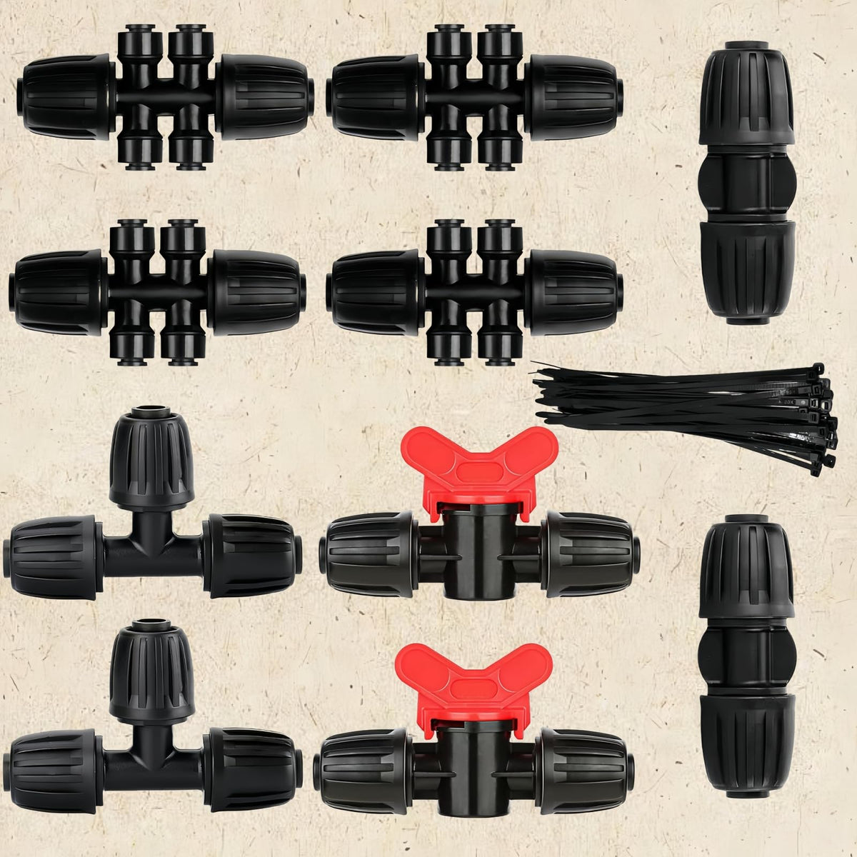 TBPA garden irrigation system kit highlights easy installation