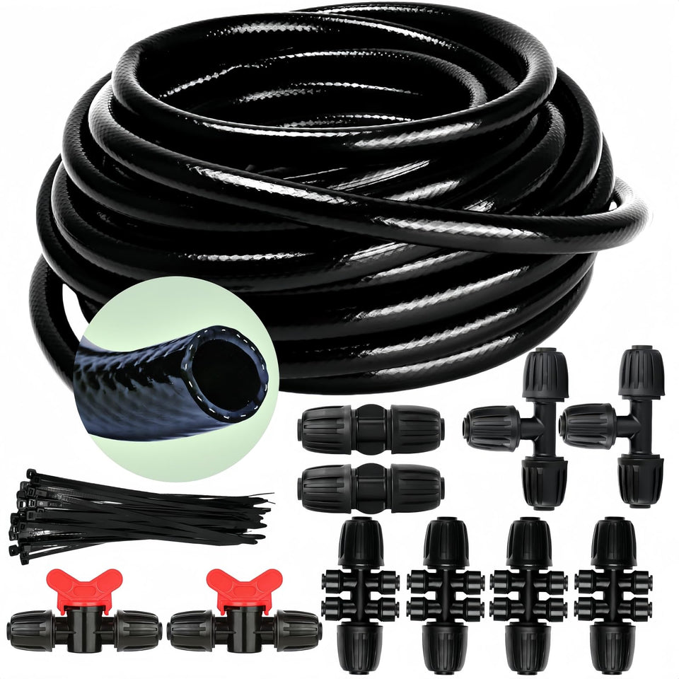 TBPA half-inch drip tubing 50ft for main garden irrigation