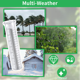 TBWHL glass tube with clear, easy-to-read rainfall data.