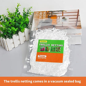 TCamp trellis netting vacuum-sealed bag stored neatly after purchase.