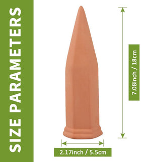TCamp wine bottle compatible spikes show eco-friendly, refillable irrigation option.