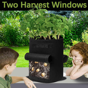 TCBWFY 15 gallon capacity supports larger root systems