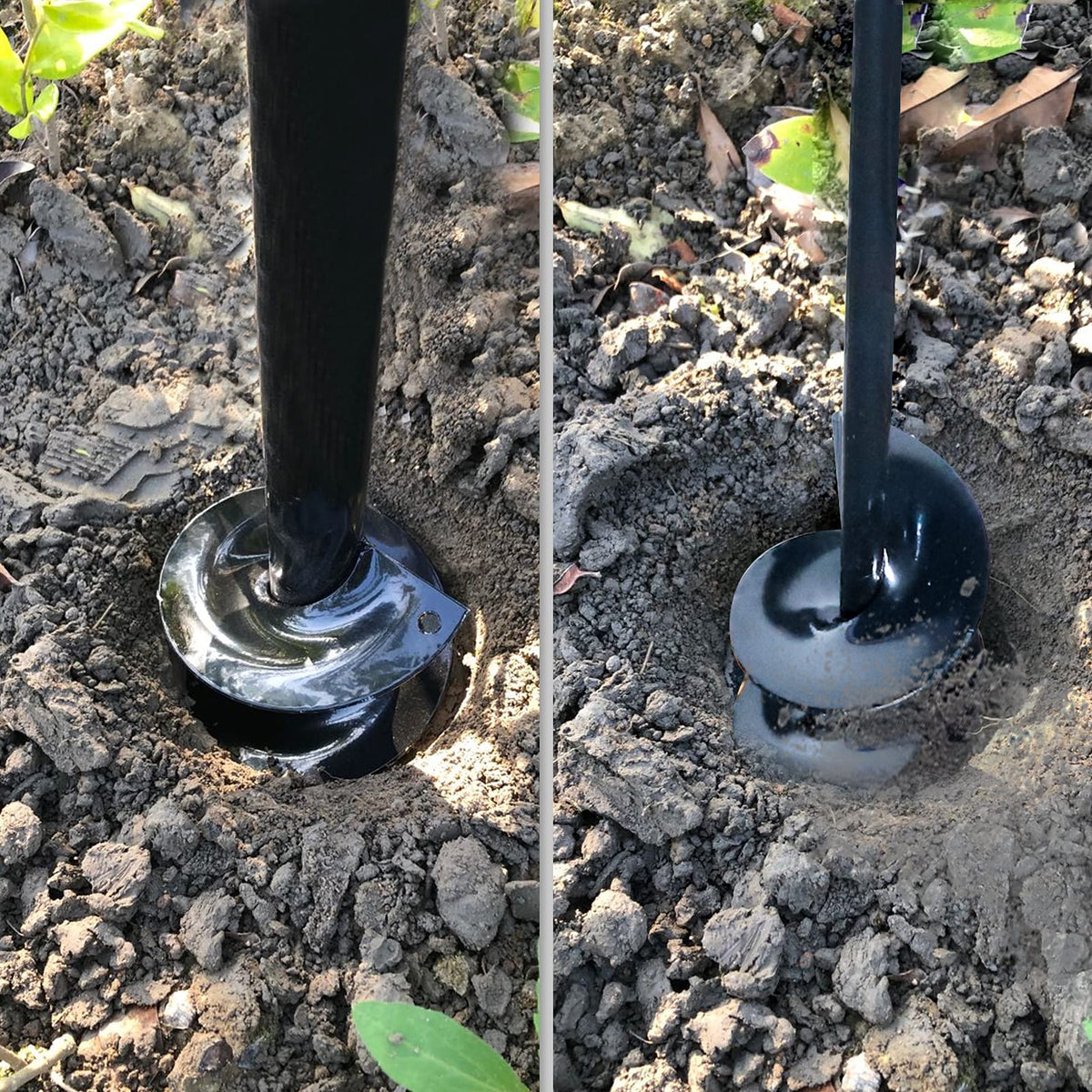 TCBWFY auger 1-6x16-5 with drill; easy garden setup.