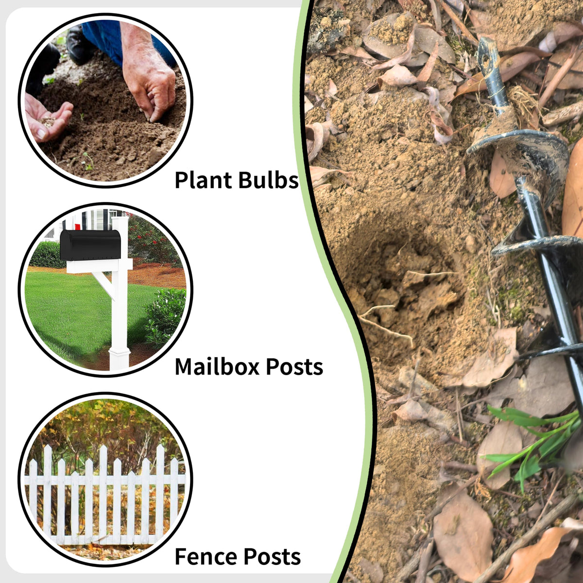 TCBWFY auger compatibility; fits most cordless drills.