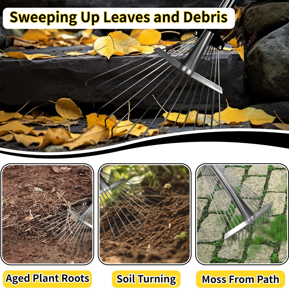 TCBWFY ideal for yard work and garden bed cleanup