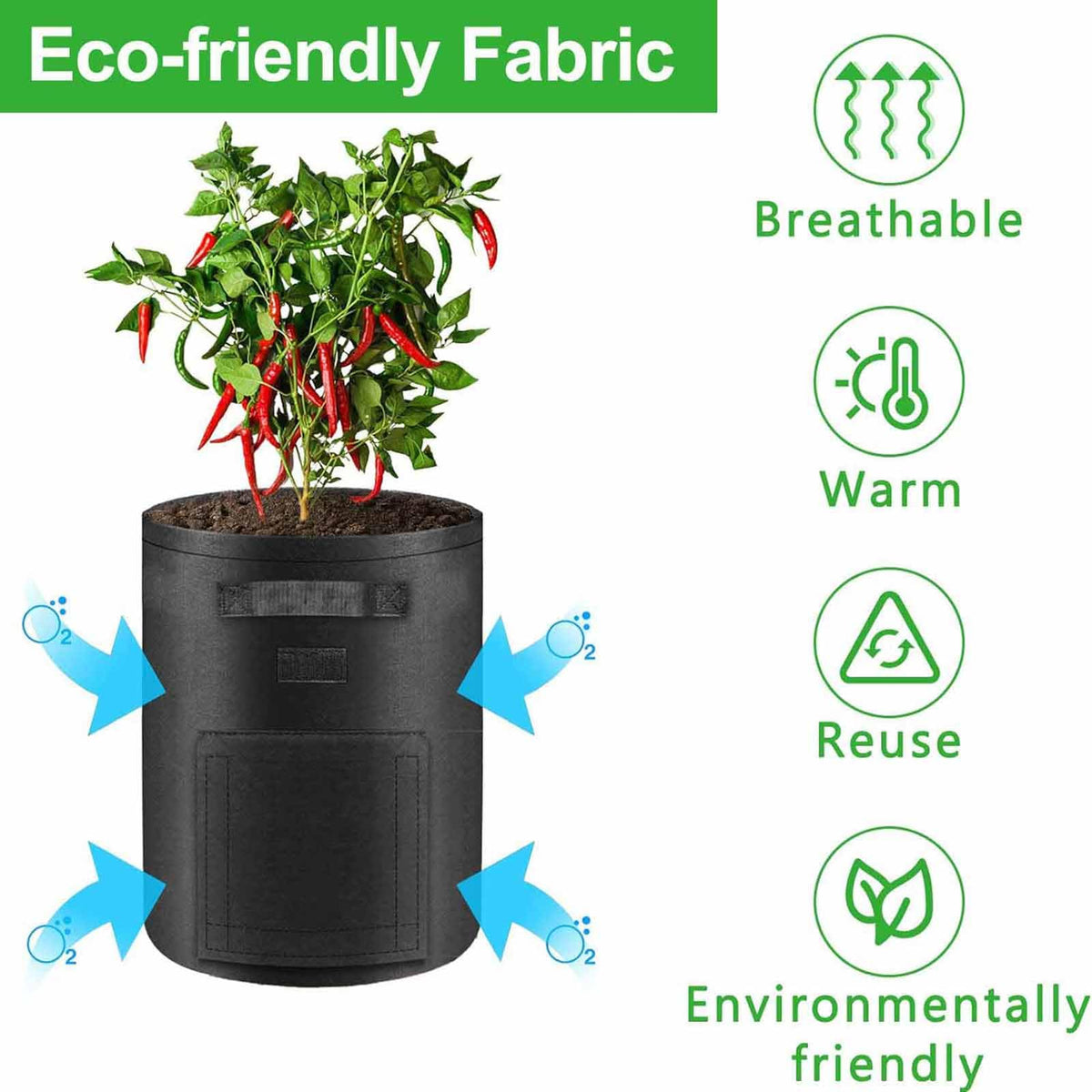 TCBWFY suitable for indoor and outdoor balcony gardening